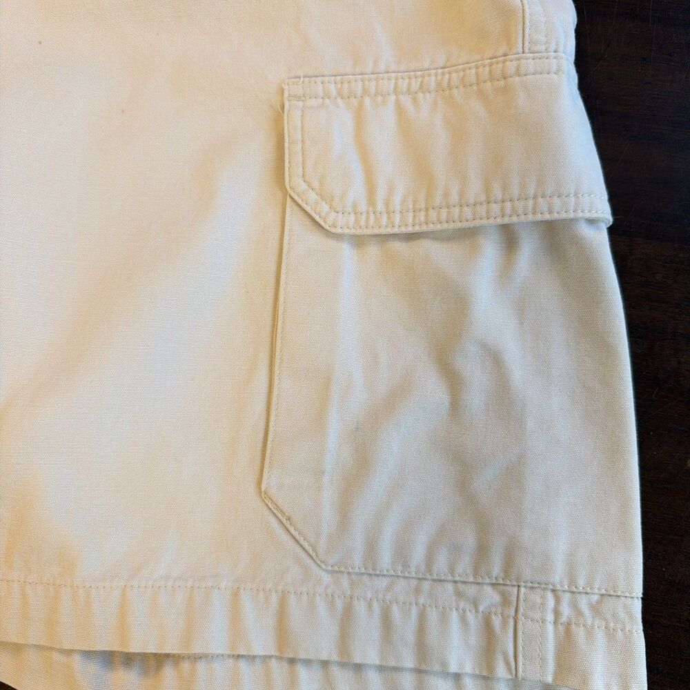 VTG Chaps Ralph Lauren Stone Cargo Shorts W36 Y2K Skater Street Gorpcore Dad - Picture 3 of 16